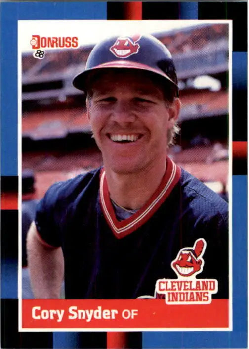 1988 Cory Snyder Donruss Baseball Card #350 - Baseball Card Single