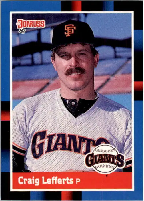 1988 Craig Lefferts Donruss Baseball Card #515 - Baseball Card Single