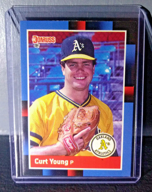 1988 Curt Young Donruss #97 Baseball Card - Baseball Card Single
