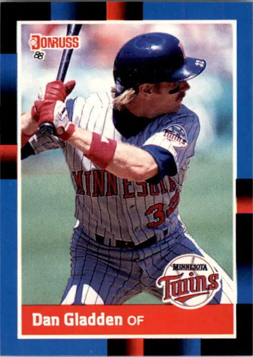1988 Dan Gladden Donruss Baseball Card #491 - Baseball Card Single