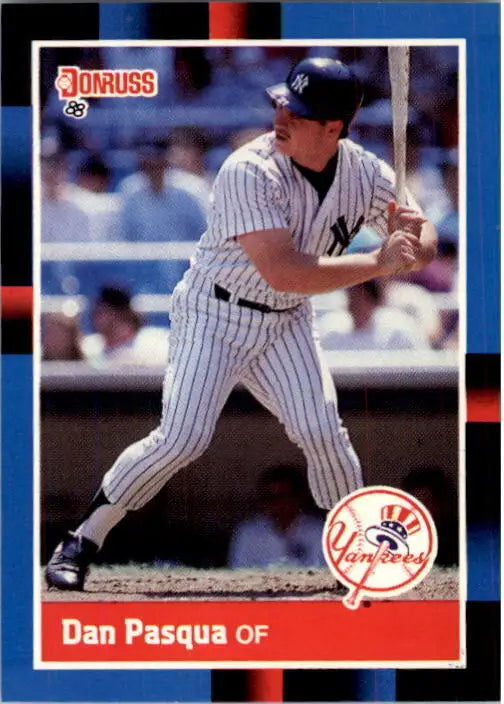 1988 Dan Pasqua Donruss Baseball Card #463 - Baseball Card Single