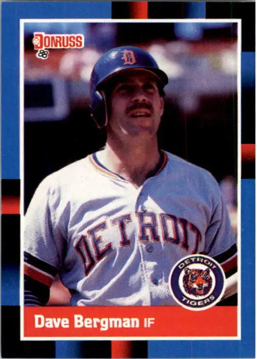 1988 Dave Bergman Donruss Baseball Card #373 - Baseball Card Single