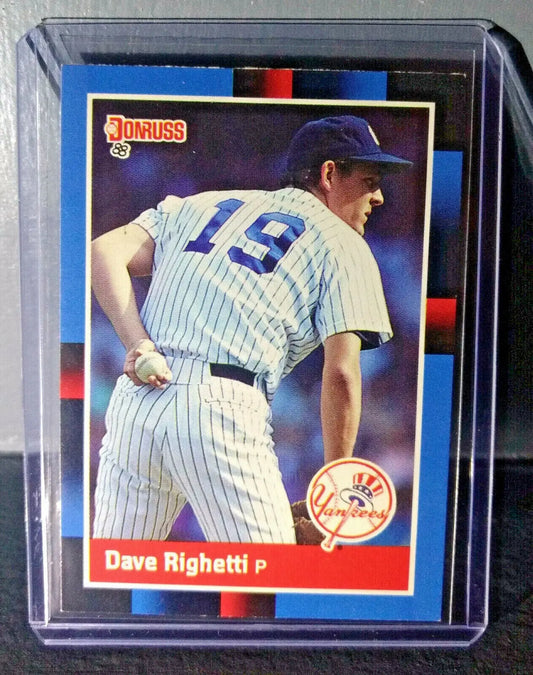 1988 Dave Righetti Donruss #93 Baseball Card - Baseball Card Single