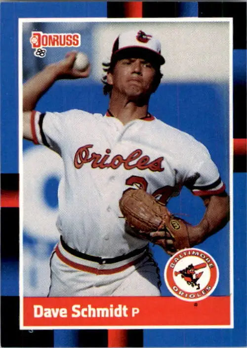 1988 Dave Schmidt Donruss Baseball Card #371 - Baseball Card Single