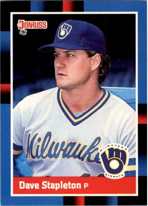 1988 Dave Stapleton Donruss Baseball Card #521 - Baseball Card Single