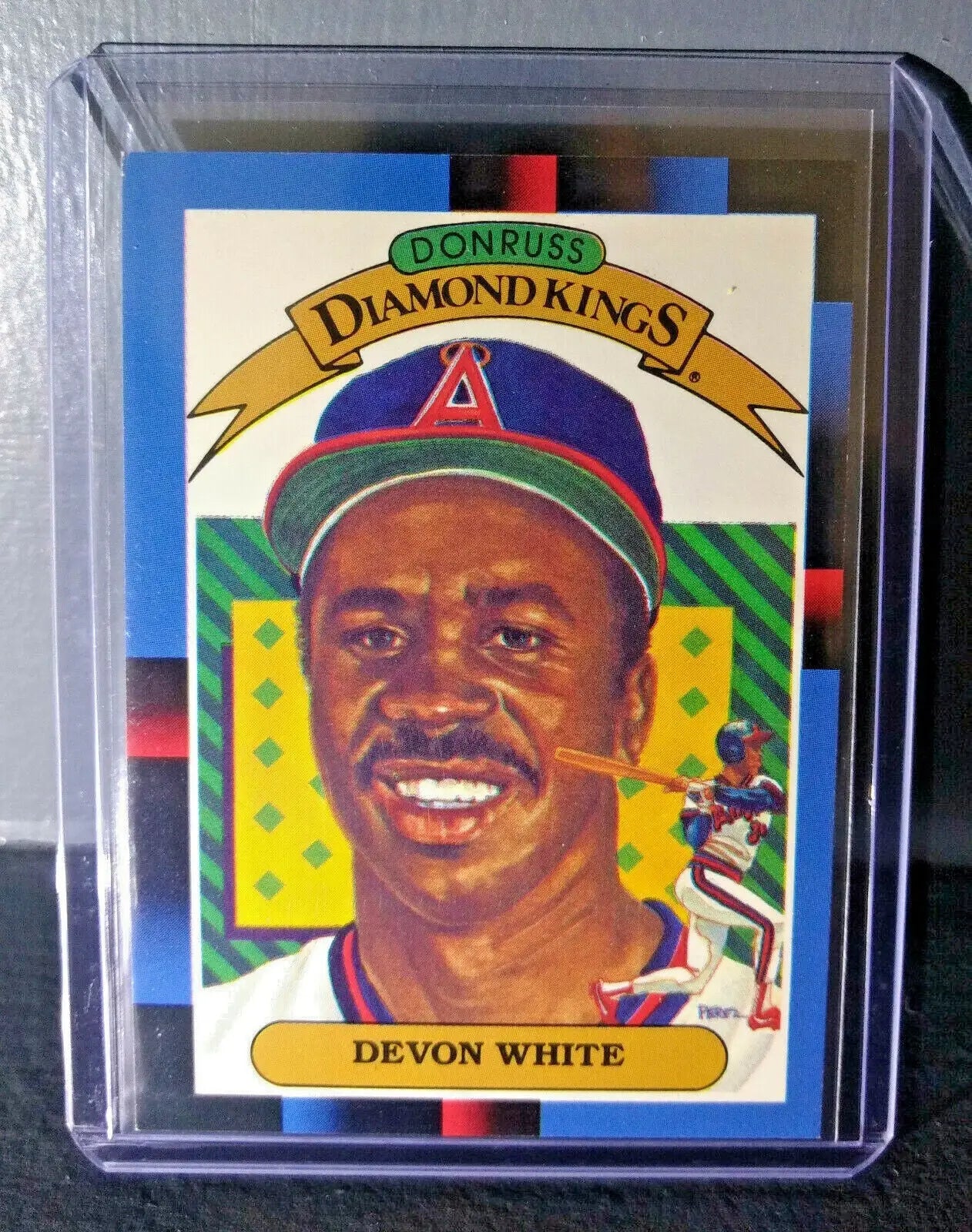 1988 Devon White Donruss Diamond Kings #8 Baseball Card - Baseball Card Single