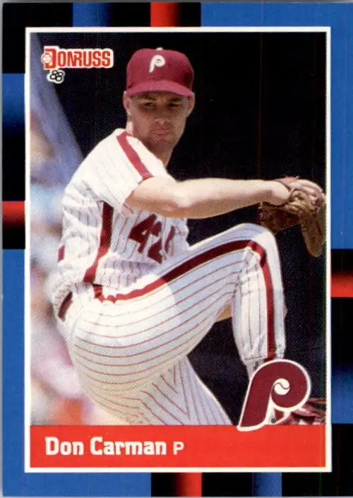 1988 Don Carman Donruss Baseball Card #385 - Baseball Card Single