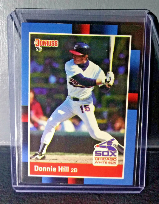 1988 Donnie Hill Donruss #87 Baseball Card - Baseball Card Single