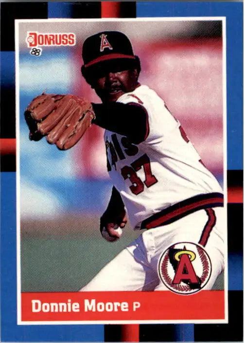 1988 Donnie Moore Donruss Baseball Card #621 - Baseball Card Single