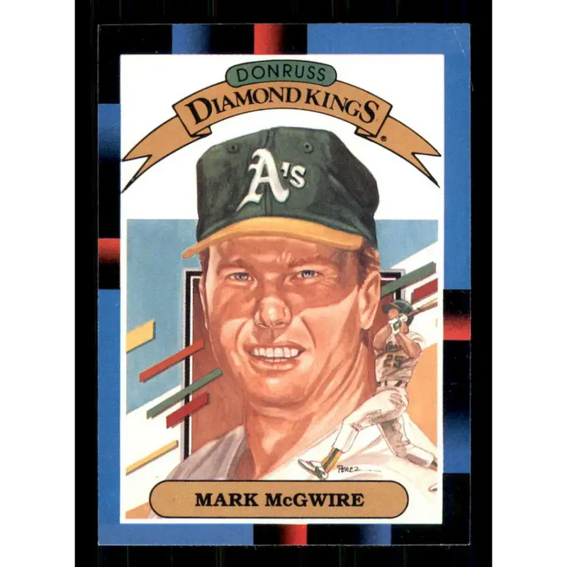 1988 Donruss #1 Mark McGwire DK EX Oakland Athletics Baseball Card - Baseball Card Single