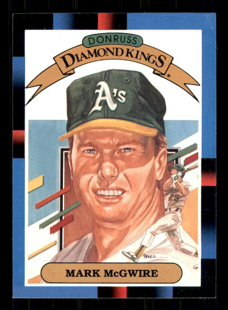 1988 Donruss #1 Mark McGwire NM-MT Oakland Athletics Baseball Card - Baseball Card Single