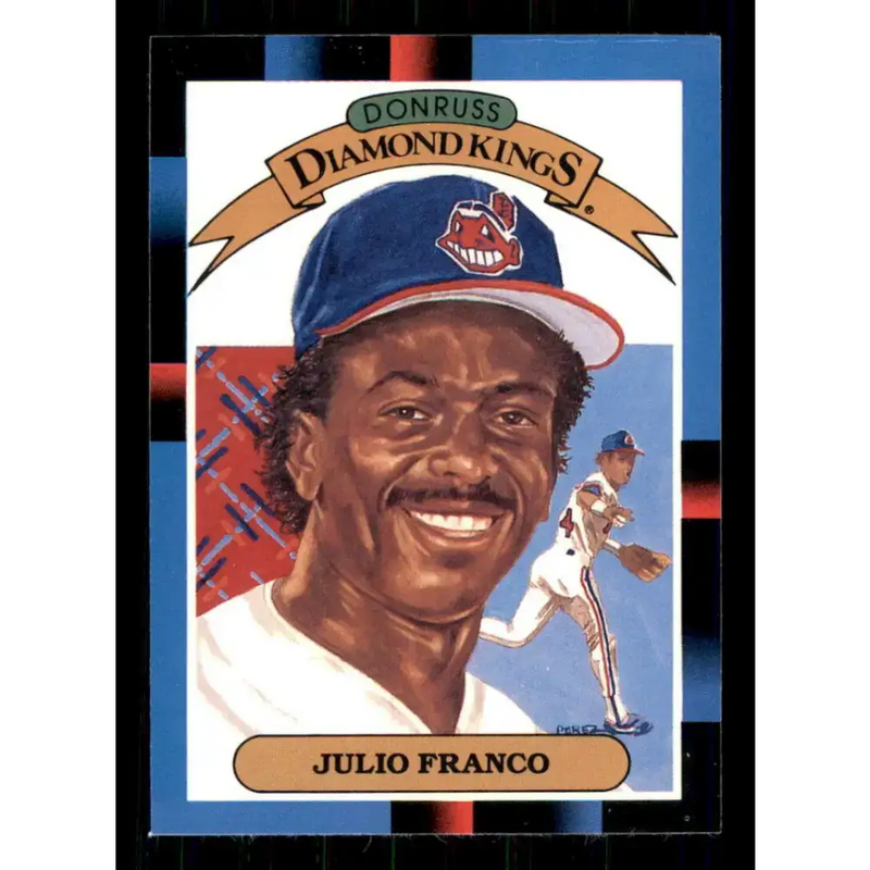 1988 Donruss #10 Julio Franco DK EX Cleveland Indians Baseball Card - Baseball Card Single