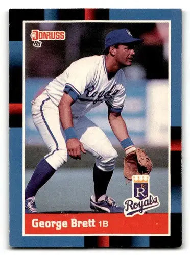 1988 Donruss #102 George Brett Kansas City Royals Baseball Cards EX/ ID:64459 - Baseball Card Single