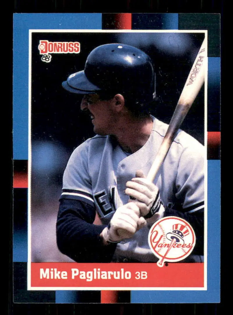 1988 Donruss #105 Mike Pagliarulo NM-MT New York Yankees Baseball Card - Baseball Card Single