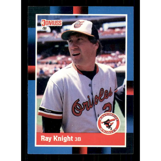 1988 Donruss #108 Ray Knight EX Baltimore Orioles Baseball Card Image 1