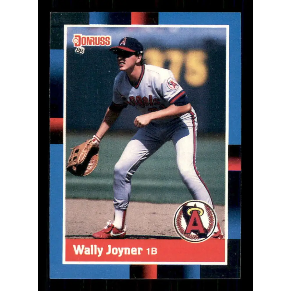 1988 Donruss #110 Wally Joyner EX California Angels Baseball Card Image 1