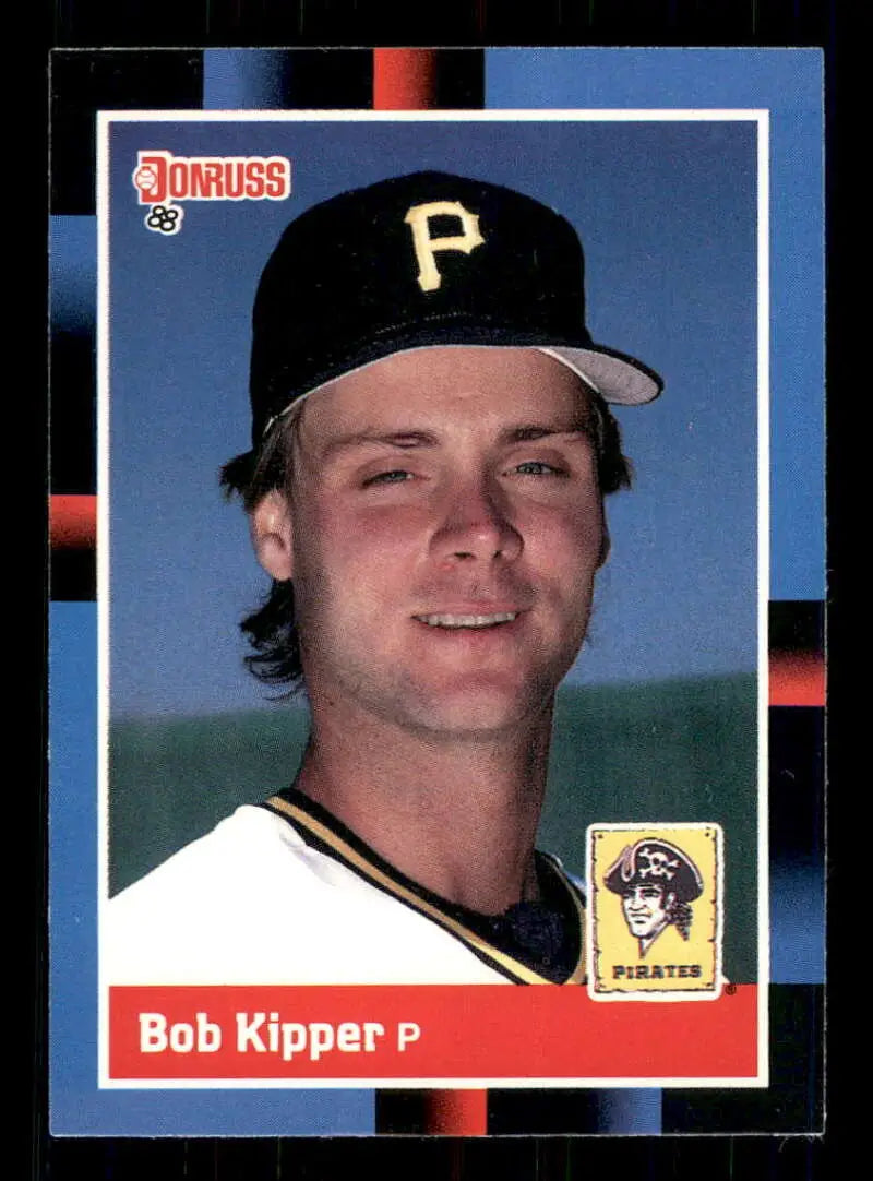 1988 Donruss #115 Bob Kipper NM-MT Pittsburgh Pirates Baseball Card - Baseball Card Single