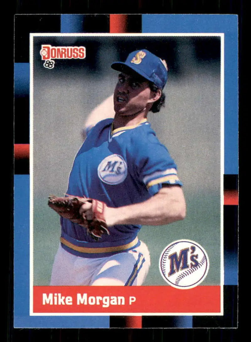 1988 Donruss #120 Mike Morgan NM-MT Seattle Mariners Baseball Card - Baseball Card Single
