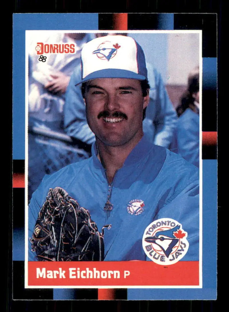 1988 Donruss #121 Mark Eichhorn NM-MT Toronto Blue Jays Baseball Card - Baseball Card Single