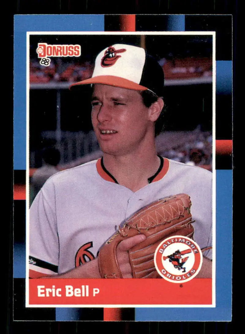 1988 Donruss #125 Eric Bell NM-MT Baltimore Orioles Baseball Card - Baseball Card Single