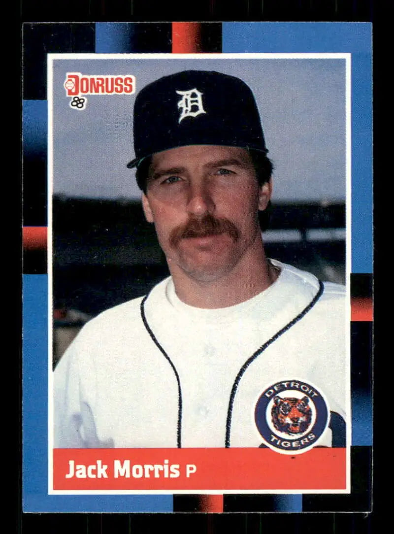 1988 Donruss #127 Jack Morris NM-MT Detroit Tigers Baseball Card - Baseball Card Single