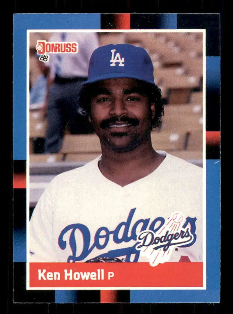 1988 Donruss #130 Ken Howell NM-MT Los Angeles Dodgers Baseball Card - Baseball Card Single