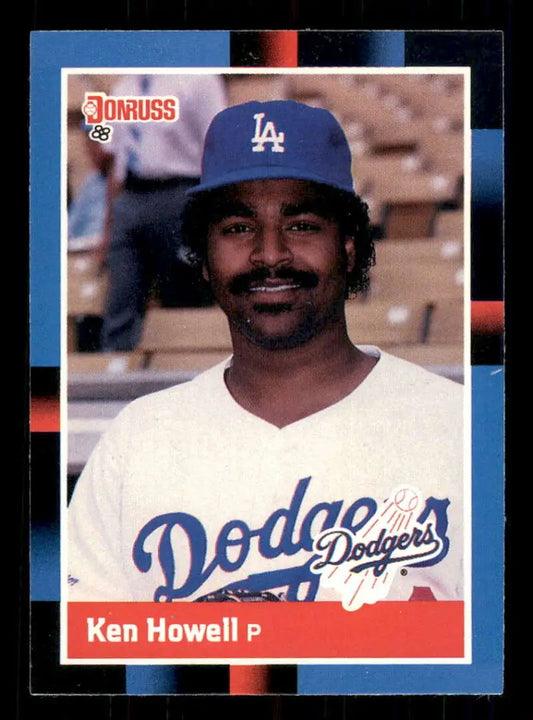 1988 Donruss #130 Ken Howell NM-MT Los Angeles Dodgers Baseball Card - Baseball Card Single