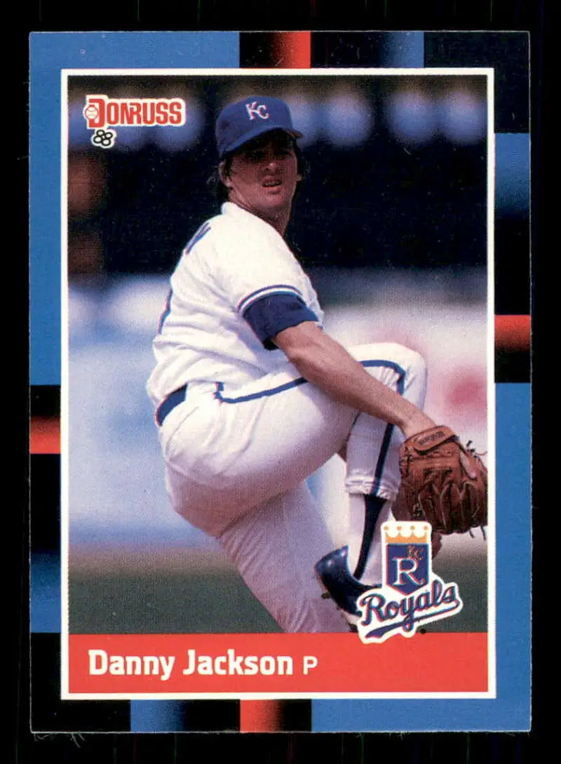 1988 Donruss #132 Danny Jackson NM-MT Kansas City Royals Baseball Card - Baseball Card Single