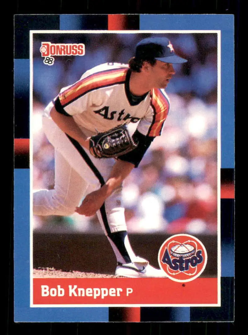 1988 Donruss #138 Bob Knepper NM-MT Houston Astros Baseball Card - Baseball Card Single
