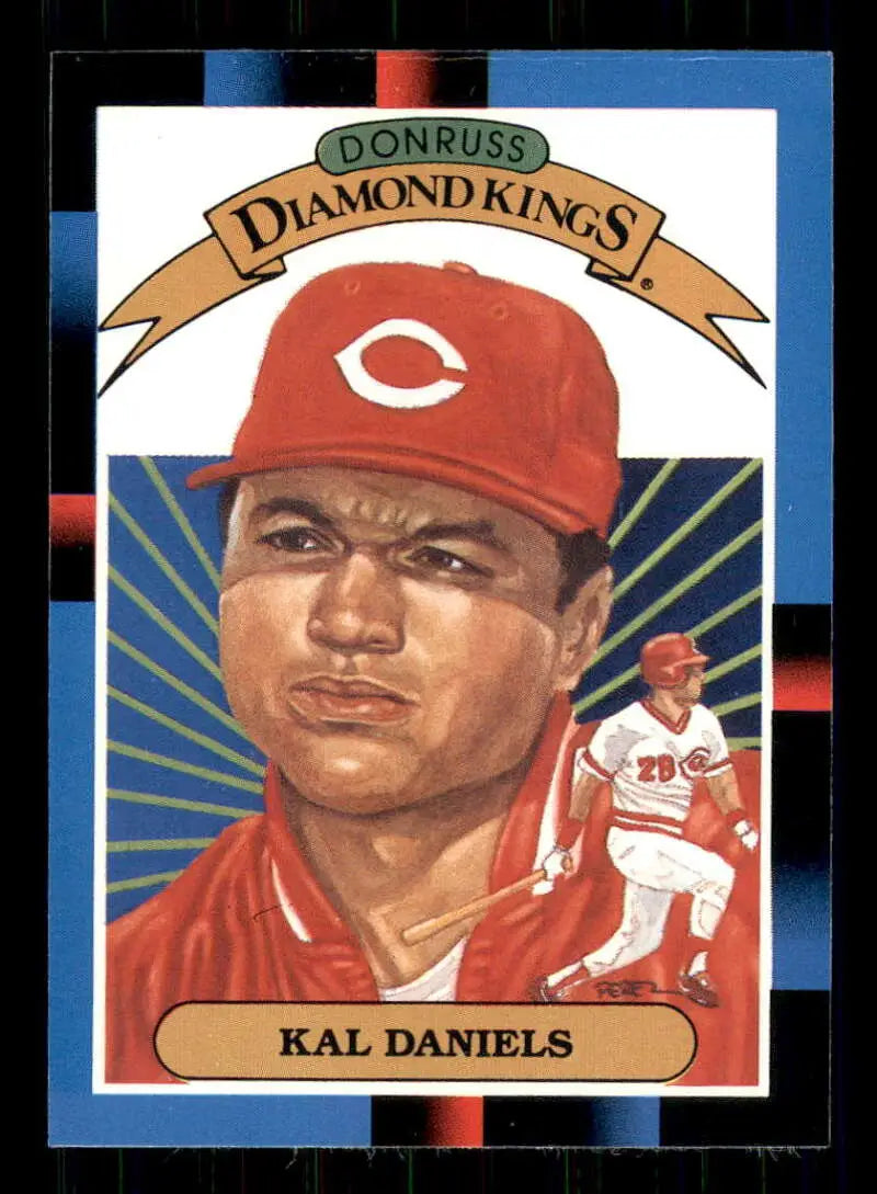 1988 Donruss #14 Kal Daniels NM-MT Cincinnati Reds Baseball Card - Baseball Card Single