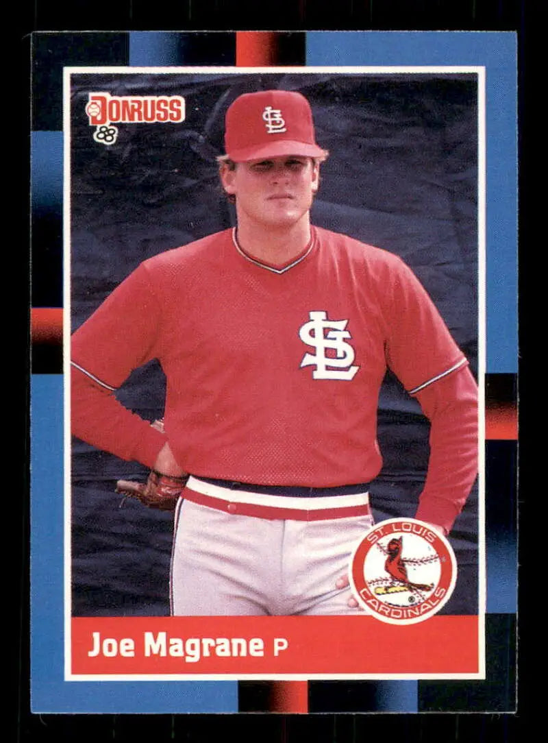 1988 Donruss #140 Joe Magrane NM-MT RC Rookie St. Louis Cardinals Baseball Card - Baseball Card Single