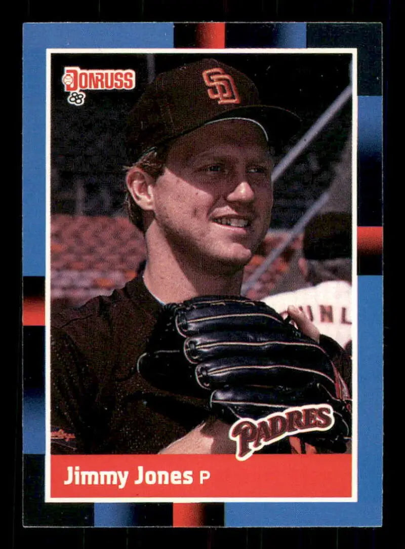 1988 Donruss #141 Jimmy Jones NM-MT San Diego Padres Baseball Card - Baseball Card Single