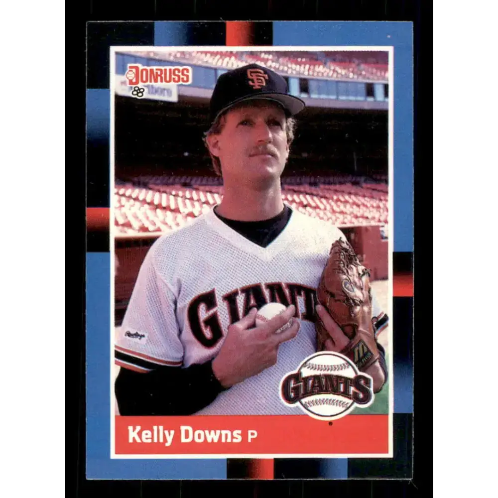 1988 Donruss #145 Kelly Downs EX San Francisco Giants Baseball Card - Baseball Card Single