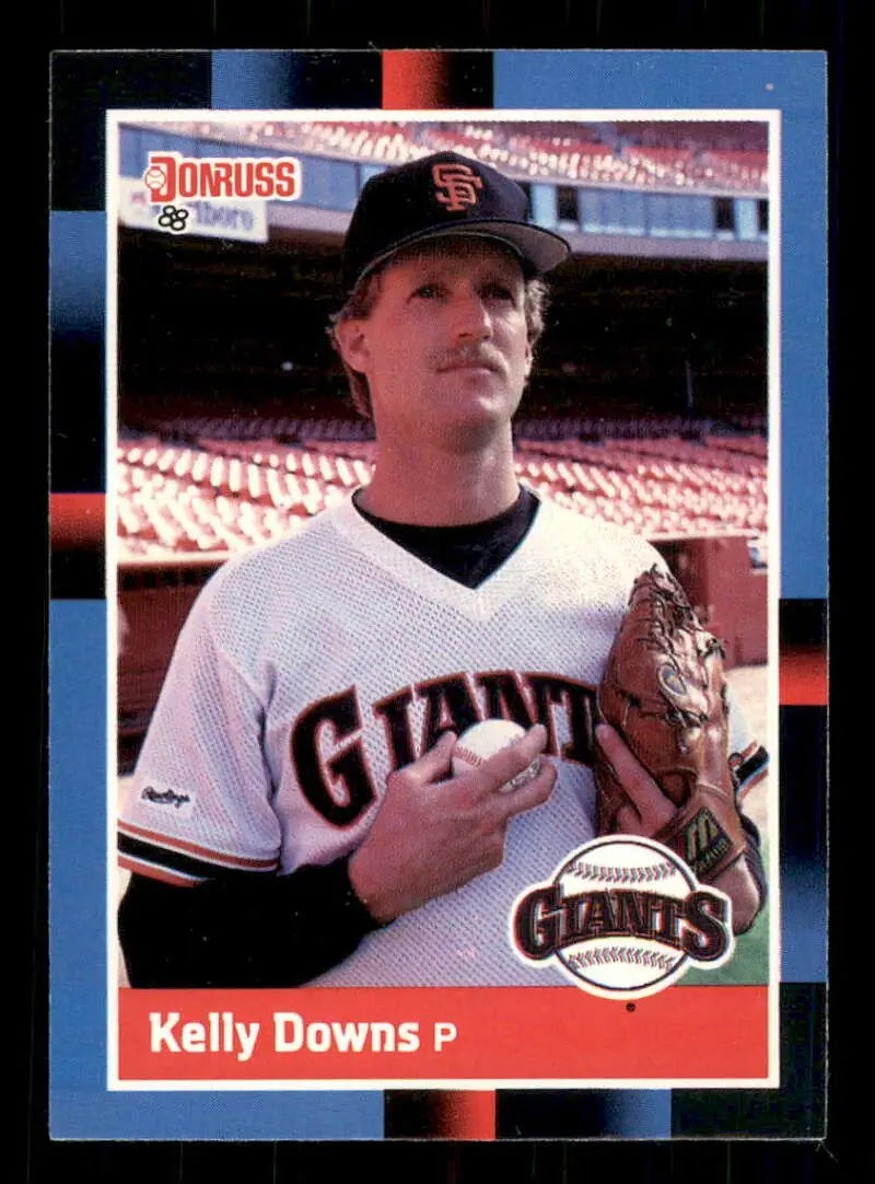 1988 Donruss #145 Kelly Downs NM-MT San Francisco Giants Baseball Card - Baseball Card Single
