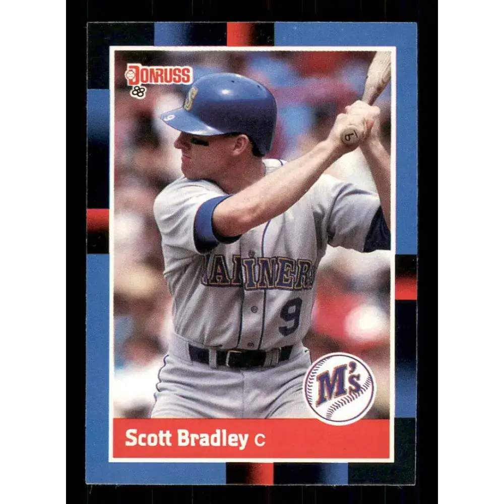 1988 Donruss #147 Scott Bradley EX Seattle Mariners Baseball Card - Baseball Card Single