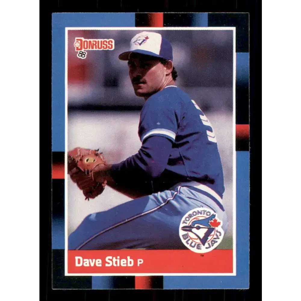 1988 Donruss #148 Dave Stieb EX Toronto Blue Jays Baseball Card - Baseball Card Single