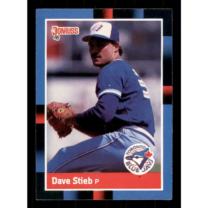 1988 Donruss #148 Dave Stieb EX Toronto Blue Jays Baseball Card - Baseball Card Single