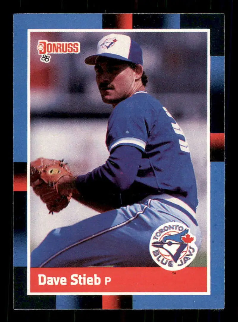 1988 Donruss #148 Dave Stieb NM-MT Toronto Blue Jays Baseball Card - Baseball Card Single
