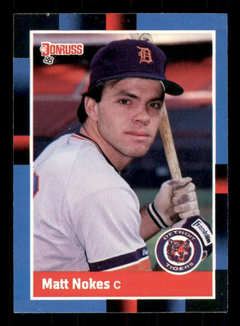 1988 Donruss #152 Matt Nokes NM-MT RC Rookie Detroit Tigers Baseball Card - Baseball Card Single