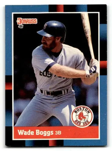 1988 Donruss #153 Wade Boggs Boston Red Sox Baseball Cards EX/NM ID:64461 - Baseball Card Single