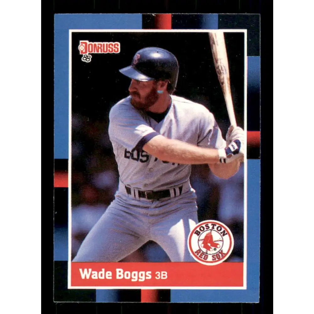 1988 Donruss #153 Wade Boggs EX Boston Red Sox Baseball Card Image 1