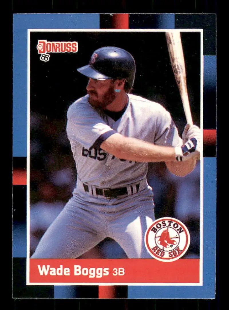1988 Donruss #153 Wade Boggs NM-MT Boston Red Sox Baseball Card - Baseball Card Single