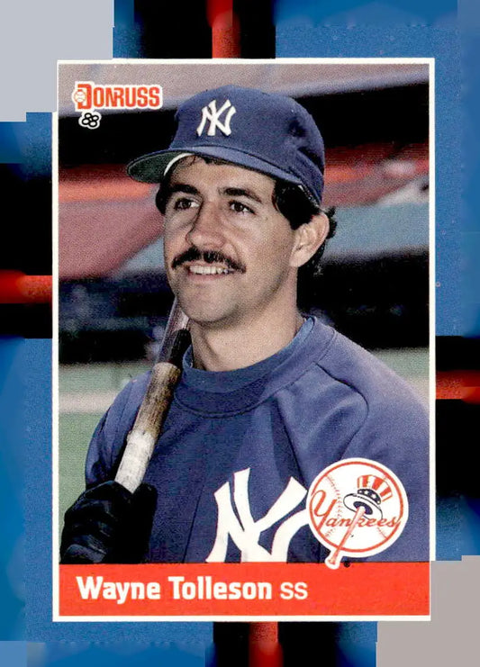 1988 Donruss baseball card of Wayne Tolleson 154b Wayne Tolleson product image