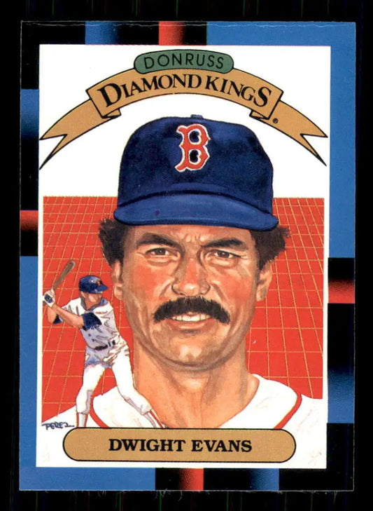 1988 Donruss #16 Dwight Evans NM-MT Boston Red Sox Baseball Card - Baseball Card Single