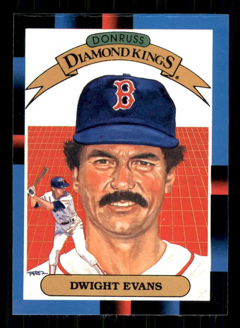 1988 Donruss #16 Dwight Evans NM-MT Boston Red Sox Baseball Card - Baseball Card Single