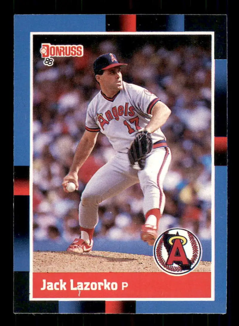 1988 Donruss #160 Jack Lazorko NM-MT California Angels Baseball Card - Baseball Card Single