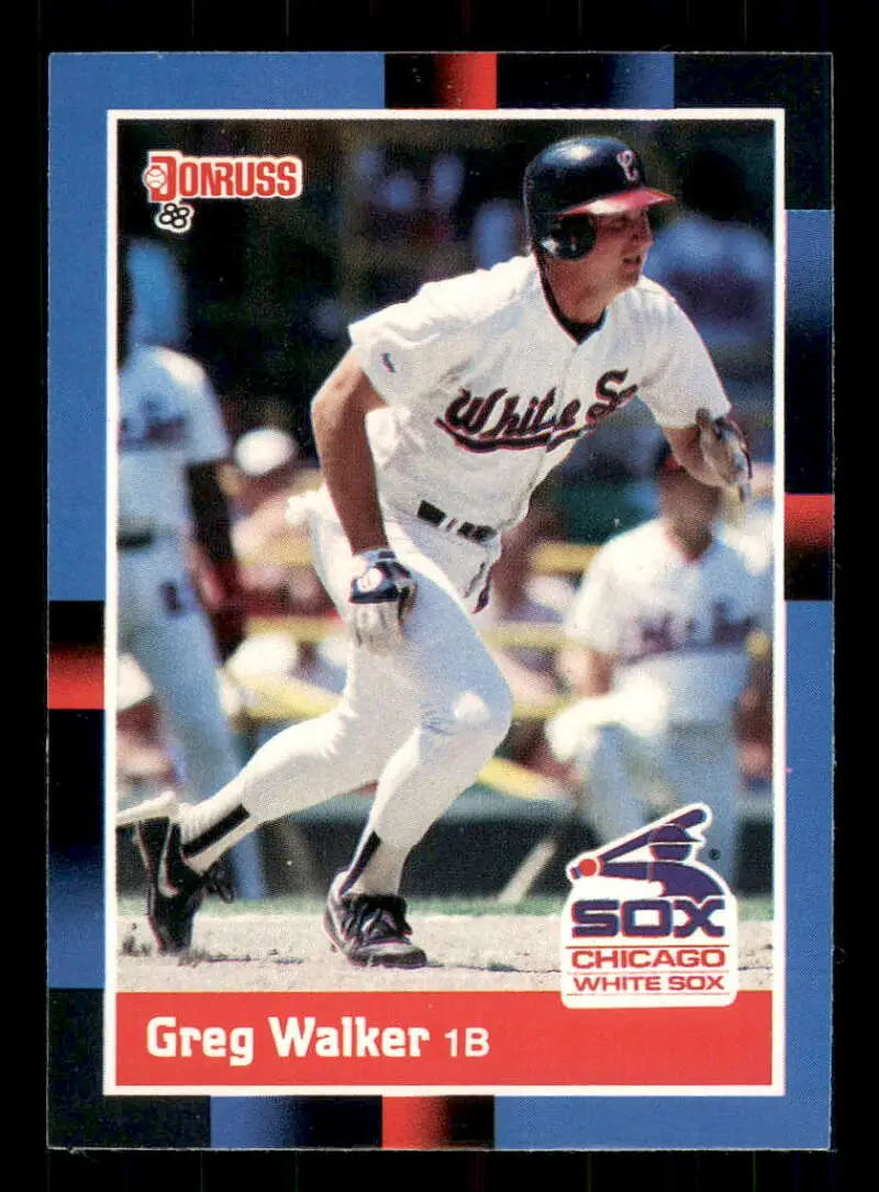 1988 Donruss #162 Greg Walker NM-MT Chicago White Sox Baseball Card - Baseball Card Single