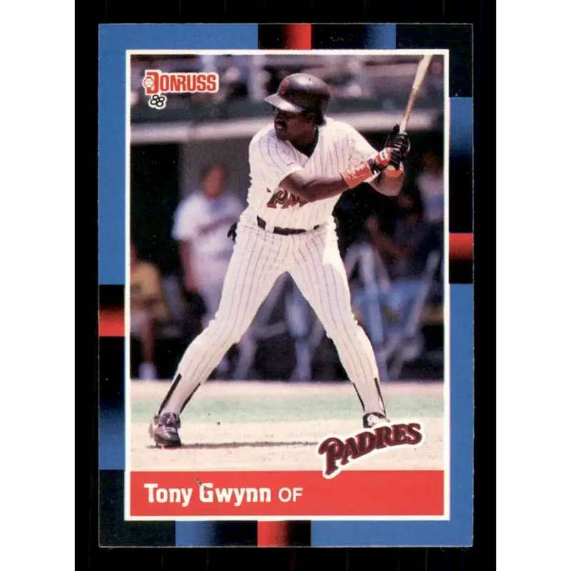 1988 Donruss #164 Tony Gwynn EX San Diego Padres Baseball Card - Baseball Card Single