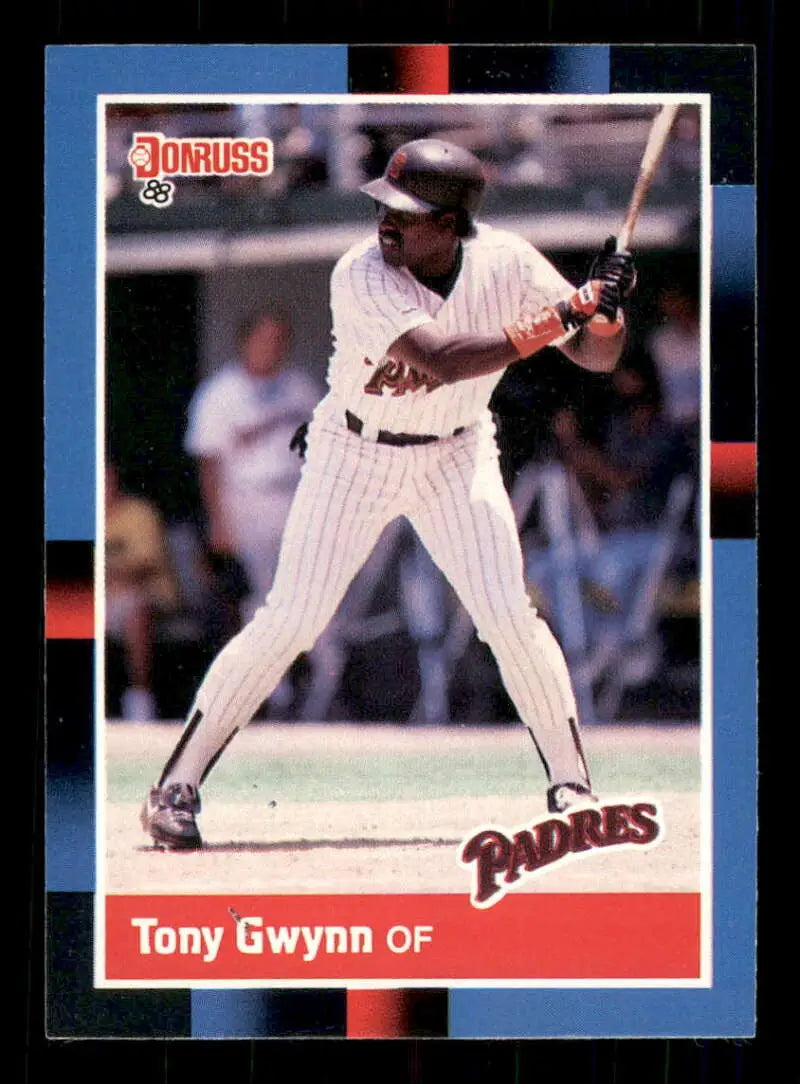 1988 Donruss #164 Tony Gwynn NM-MT San Diego Padres Baseball Card - Baseball Card Single