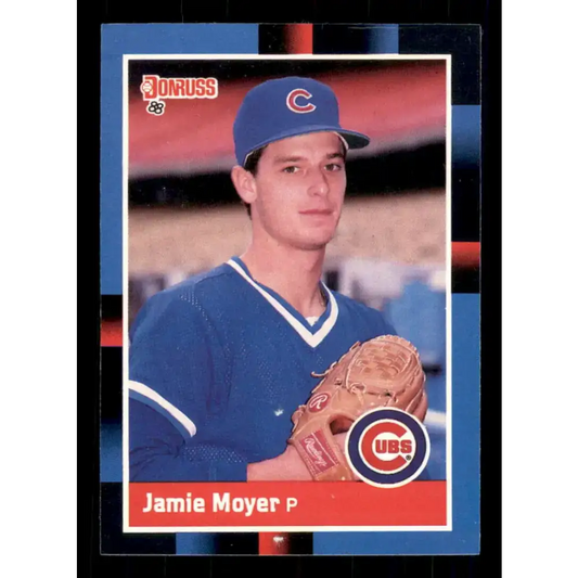 1988 Donruss #169 Jamie Moyer EX Chicago Cubs Baseball Card - Baseball Card Single